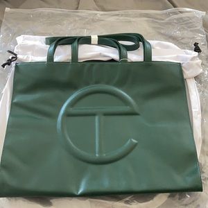 Large Olive green Telfar bag